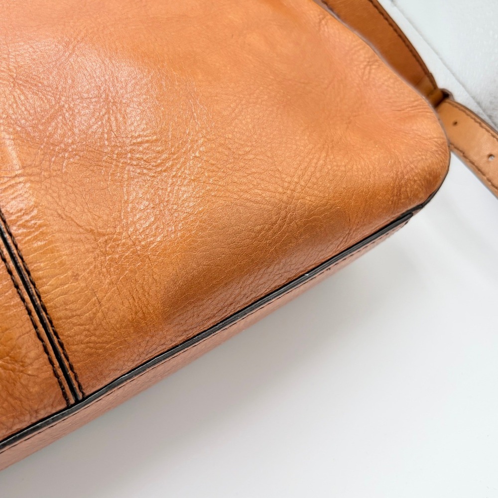 Etienne Aigner Vintage 90s Crossbody Purse Bag Small Classic Brown Leather Y2K - Picture 7 of 9